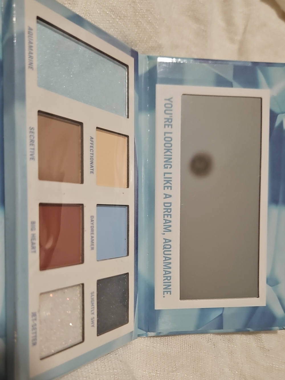 Aquamarine Eyeshadow Palette - Blue & Neutral Shades